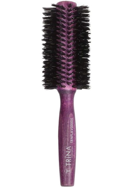 Trina Lavanta Ahşap Saplı Fön Fırçası 5