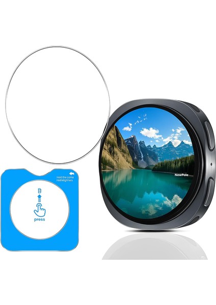 [galaxy 8 Ulltra 47MM Için Takma Aparatlı Cam] Ekran Koruyucu Kırılmaz Cam Yüksek Hassasiyetli Galaxy 8 47MM Ultra ile Uyumludur (Galaxy 8 Ultra 47MM)