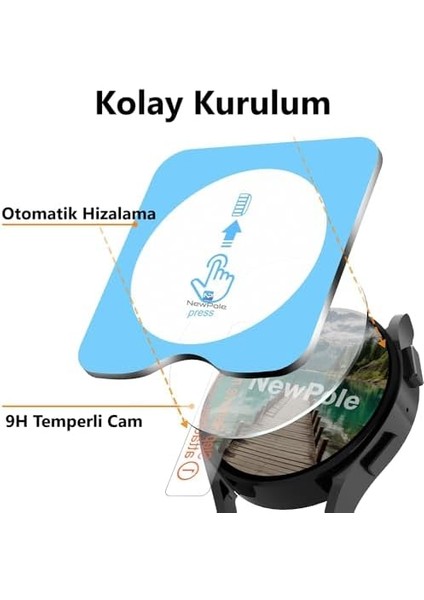 [galaxy 8 Ulltra 47MM Için Takma Aparatlı Cam] Ekran Koruyucu Kırılmaz Cam Yüksek Hassasiyetli Galaxy 8 47MM Ultra ile Uyumludur (Galaxy 8 Ultra 47MM) fiyatları