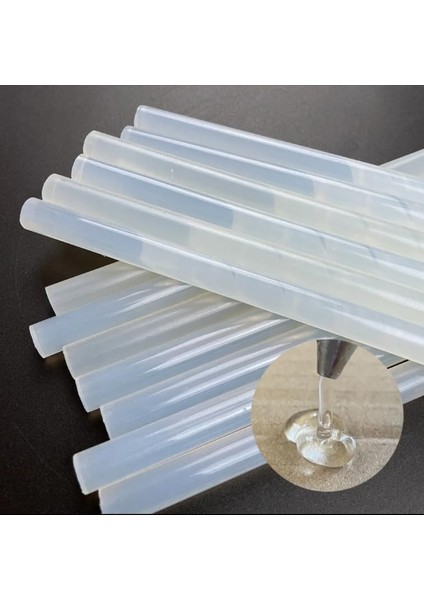 Şeffaf Silikon Çubuğu 11MM – 1kg (48 Adet) Çubuk Silikon fiyatları