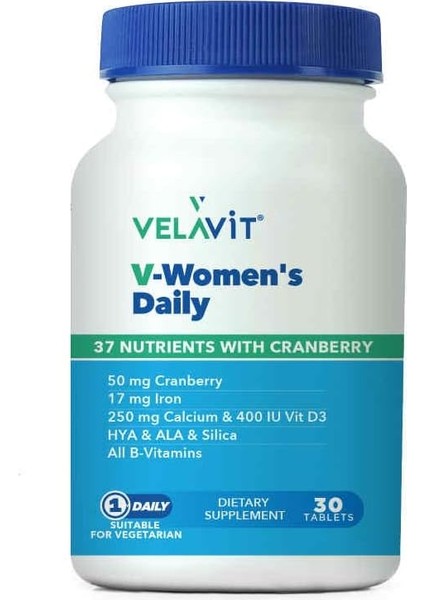 Velavit V-Women's Daily 30 Kapsül