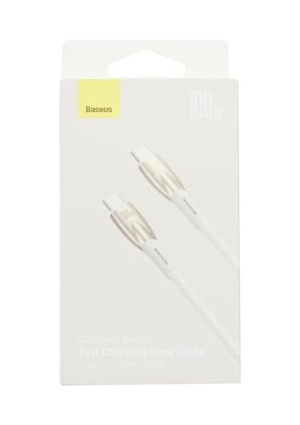 Glimmer Series 100W 200 cm Pd Type-C Şarj Kablosu Beyaz fiyatları