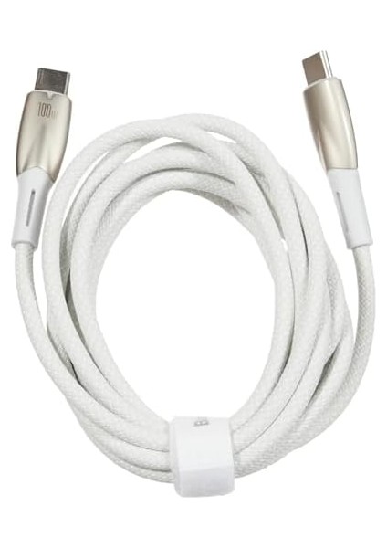 Glimmer Series 100W 200 cm Pd Type-C Şarj Kablosu Beyaz modelleri