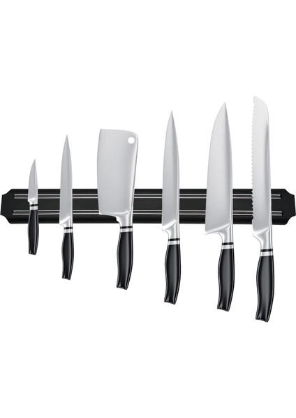 32 cm Şerit Bıçak Tutucu – Mutfak Duvar Askısı, Bıçak Organizeri,, Bıçak Düzenleyici Ray-Duvara Montajlı Askı-Bıçaklık