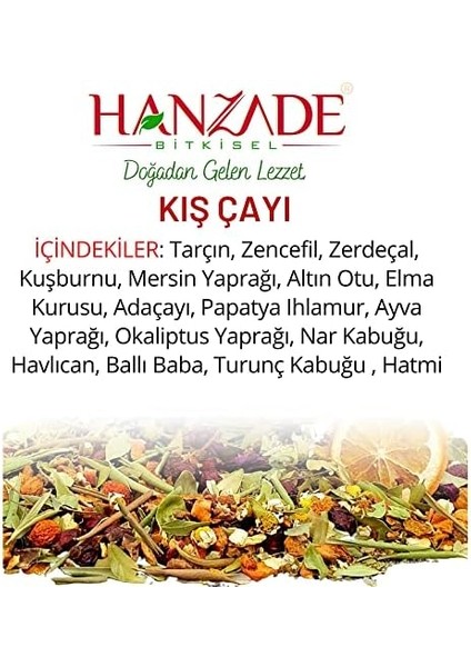 Hanzade Bitkisel Kış Çayı 200 gr Zengin Içerikli fiyatları