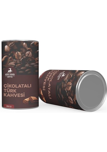 Addis Ababa Coffee - Çikolatalı Türk Kahvesi, Aromalı Türk Kahvesi 250 gr