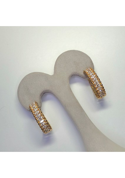 Çelik Zirkon Taşlı Markiz Kesim Su Yolu Halka Küpe Abiye Günlük Şık fiyatları