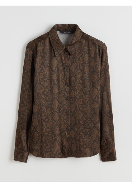 Yeni Sezon Desenli Oversize Kadın Gömlek indirimleri