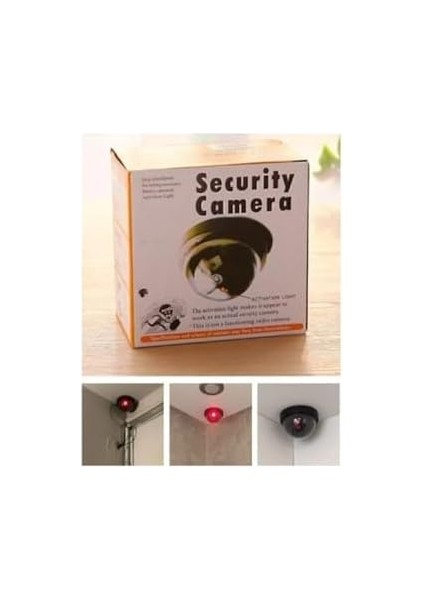 Caydırıcı Dome Sahte Güvenlik Kamerası LED Işıklı fiyatları