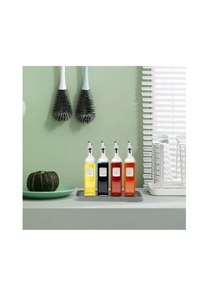 Silikon Yağdanlık Yağlık Altlık,çok Amaçlı Organizer Sunumluk,sabunluk Altlığı 1 Adet Siyah modelleri