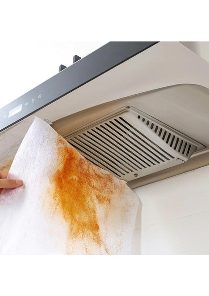 2'li Yağ Emici ve Önleyici Pratik Mutfak Davlumbaz Dayanıklı Yedek Filtre 45X90 cm