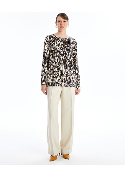 Yeni Sezon Bisiklet Yaka Desenli Kadın Tişört fiyatları