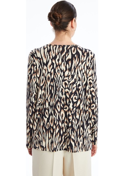 Yeni Sezon Bisiklet Yaka Desenli Kadın Tişört fırsatları