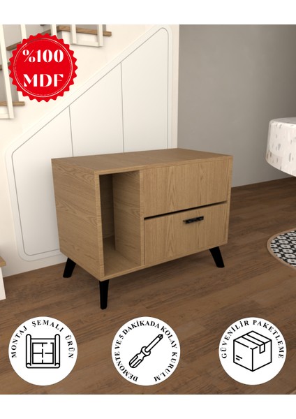 Kedi Tuvalet Dolabı | Gizli Girişli %100 Mdf indirimleri