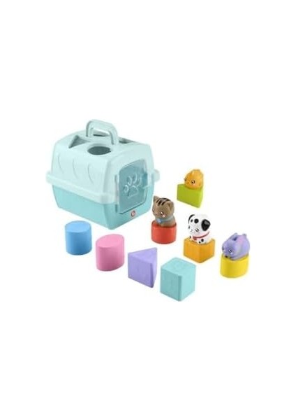 Hayvan Dostlarımın Çantası Şirin Dostlar Hayvan Dostlarımın Çantası, Bebekler ve Yürüme Çağındaki Çocuklar Için Şekil Eşleştirme Oyuncağı, 8 Blok HTW93 fiyatları