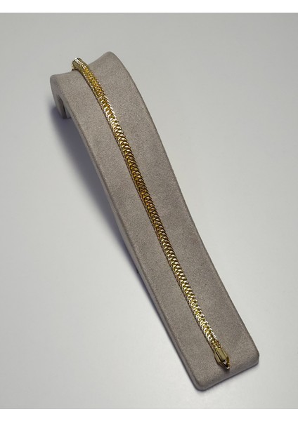 Çelik Balık Sırtı Yılan Zincir Bileklik Gold Renk Ince Zarif Minimalist Şık fiyatları