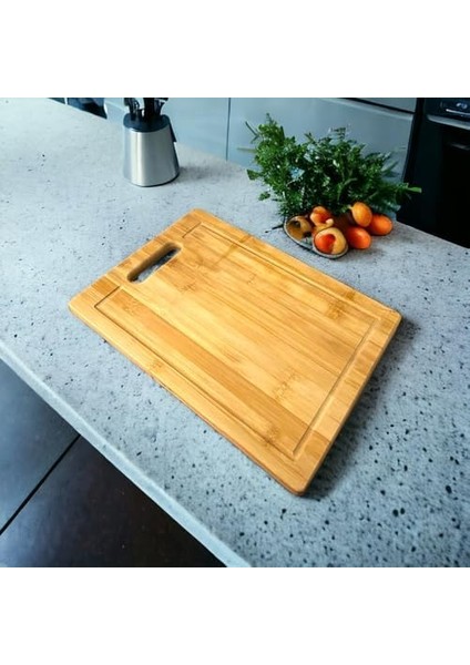 Bambu Kesme Tahtası Antibakteriel Yıkanabilir Doğrama Tahtası Dikdörtgen 34X24 cm modelleri
