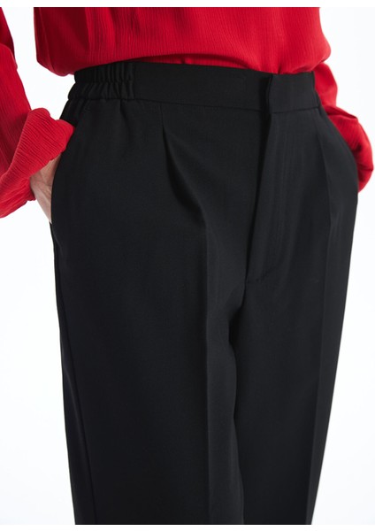 Yeni Sezon Beli Lastikli Loose Fit Kadın Pantolon modelleri