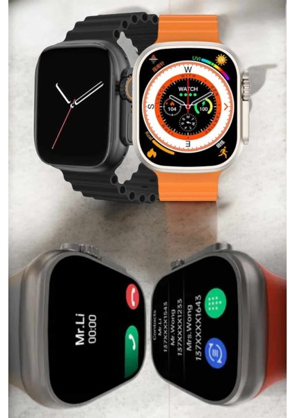 Akıllı Saat Android ve Ios Uyumlu Arama Cevaplayan Dokunmatik Ekran - ?45?45E6-8G0245 fırsatları