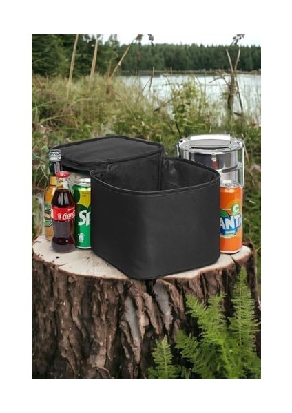 Isı Yalıtımlı Tutucu Kamp Piknik Beslenme Sefer Tası Çantası Siyah EX08-S modelleri