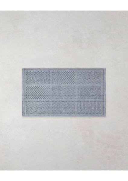 Launis Pamuklu Bukle Kilim Gri