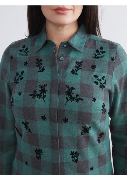 Yeni Sezon Büyük Beden Ekose Kadın Oduncu Gömlek modelleri