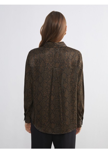 Yeni Sezon Desenli Oversize Kadın Gömlek fırsatları