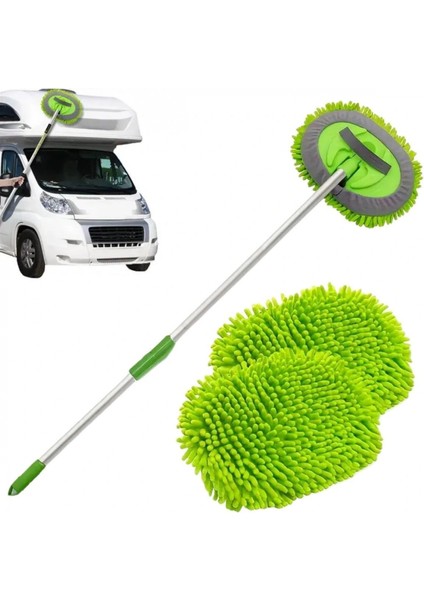 İEG BUFFER® Yedek Mikrofiber Bezli Oto Yıkama Mop Seti