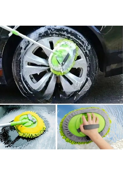 İEG BUFFER® Yedek Mikrofiber Bezli Oto Yıkama Mop Seti modelleri