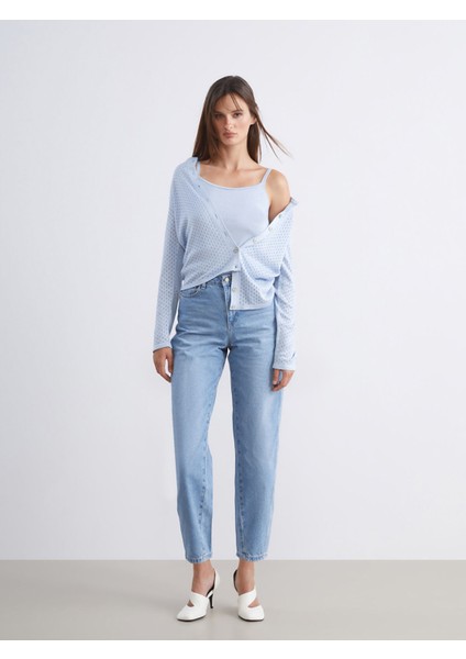 Yeni Sezon Balloon Fit Kadın Jean Pantolon