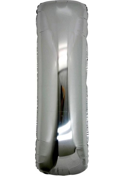 I Harf Folyo Balon Gümüş Renk 40 inç