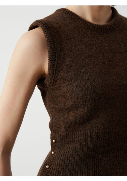 Yeni Sezon Bisiklet Yaka Kadın Triko Süveter modelleri