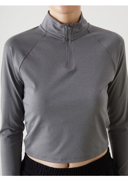 Yeni Sezon Dik Yaka Kadın Spor Tişört indirimleri