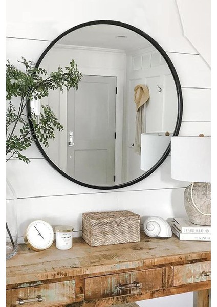 & Dekoratif Konsol Aynası Siyah