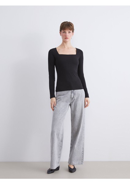 Yeni Sezon Kare Yaka Kadın Tişört fiyatları