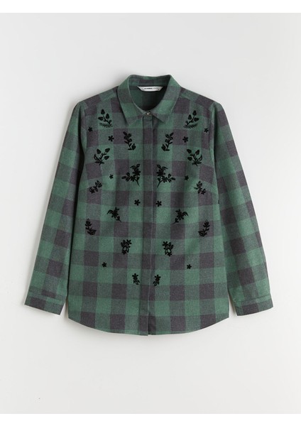 Yeni Sezon Büyük Beden Ekose Kadın Oduncu Gömlek indirimleri