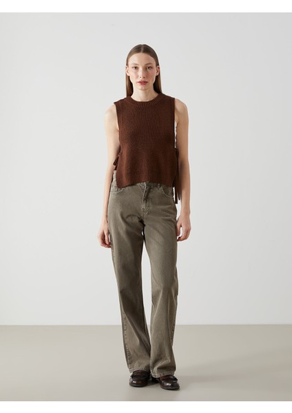 Yeni Sezon Bisiklet Yaka Kadın Triko Süveter fiyatları