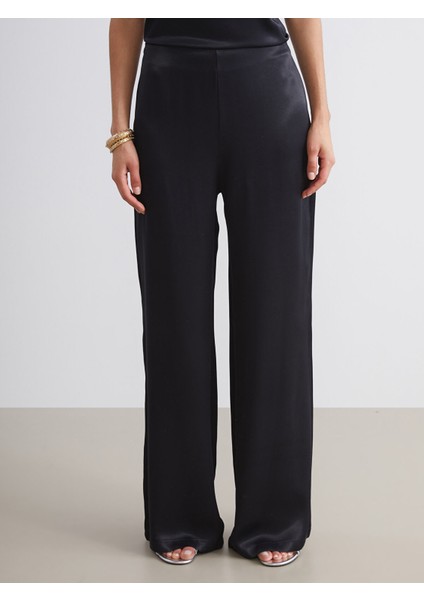 Yeni Sezon Loose Fit Saten Kadın Pantolon fiyatları
