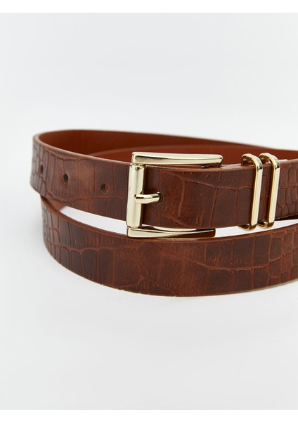 Yeni Sezon Deri Görünümlü Kadın Kemer 2'li fırsatları