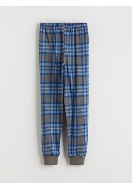 Yeni Sezon Beli Lastikli Ekose Erkek Çocuk Pijama Alt fiyatları