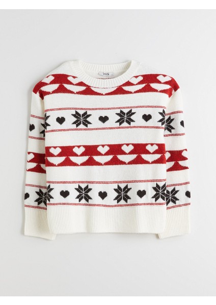 Yeni Sezon Bisiklet Yaka Desenli Kadın Triko Kazak indirimleri