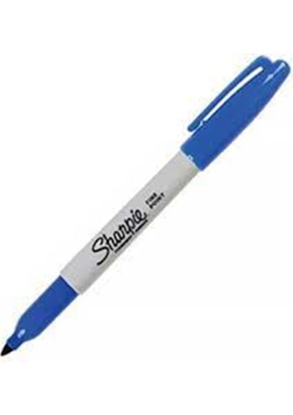 Fine Permanent Markör Lacivert Yuvarlak Uç