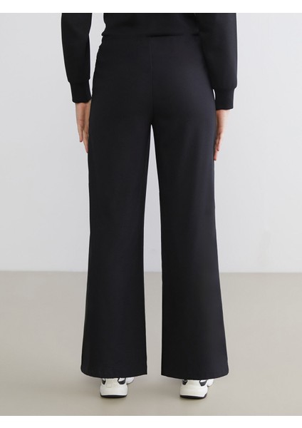 Yeni Sezon Beli Lastikli Geniş Paça Kadın Pantolon fırsatları