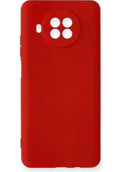 Xiaomi Mi 10T Lite Kılıf Nano Içi Kadife Silikon - Kırmızı