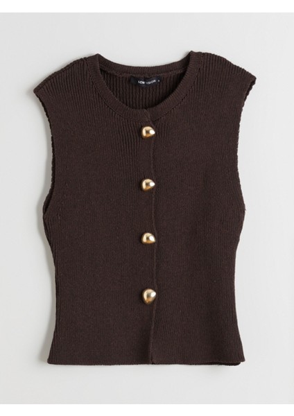 Yeni Sezon Bisiklet Yaka Kadın Triko Yelek indirimleri