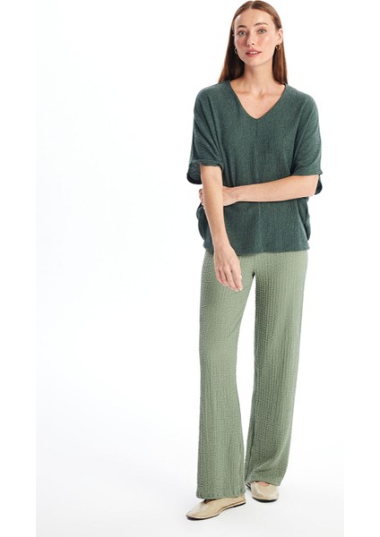 Yeni Sezon V Yaka Oversize Kadın Tişört fiyatları