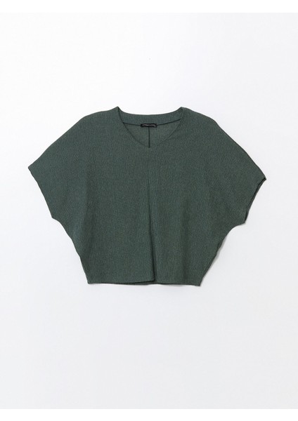 Yeni Sezon V Yaka Oversize Kadın Tişört indirimleri