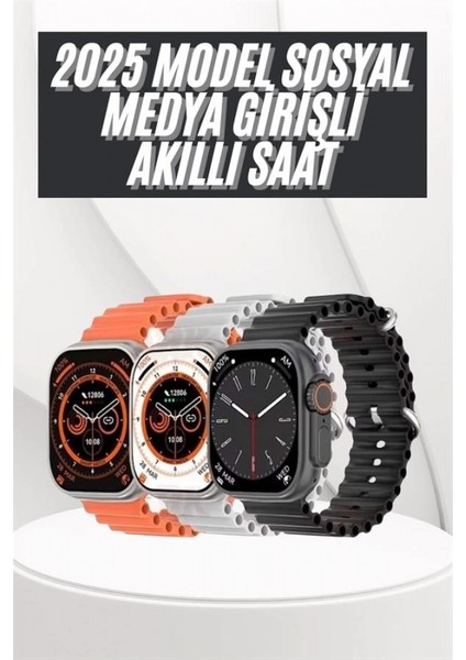 Yeni Nesil Akıllı Saat Uyku ve Sağlık Takibi Titeşimli Sesli Arama Mesaj ve Bildirim Görme fiyatları