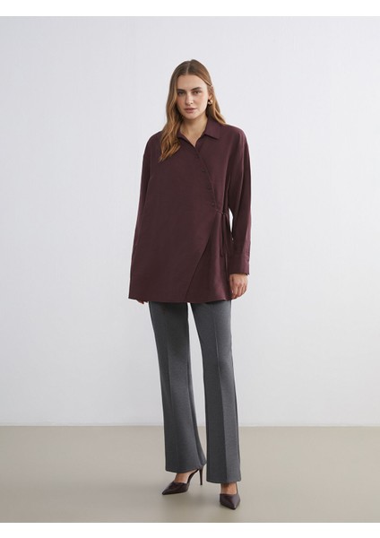 Yeni Sezon Dar Fit Geniş Paça Kadın Pantolon