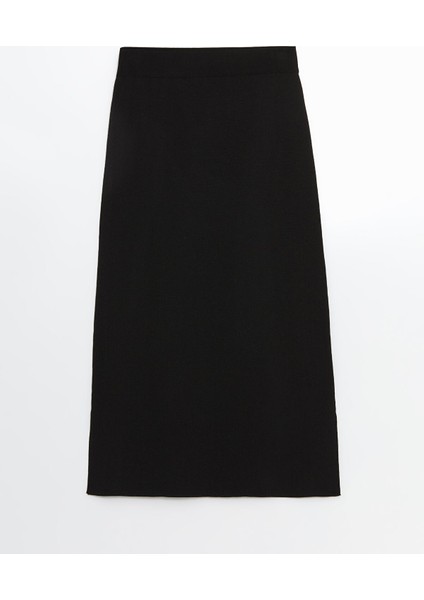 Yeni Sezon Beli Lastikli Kadın Triko Etek indirimleri